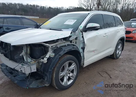 2014 Toyota Highlander Limited V6 z USA, uszkodzony, nr VIN 5TDDKRFH5ES031617